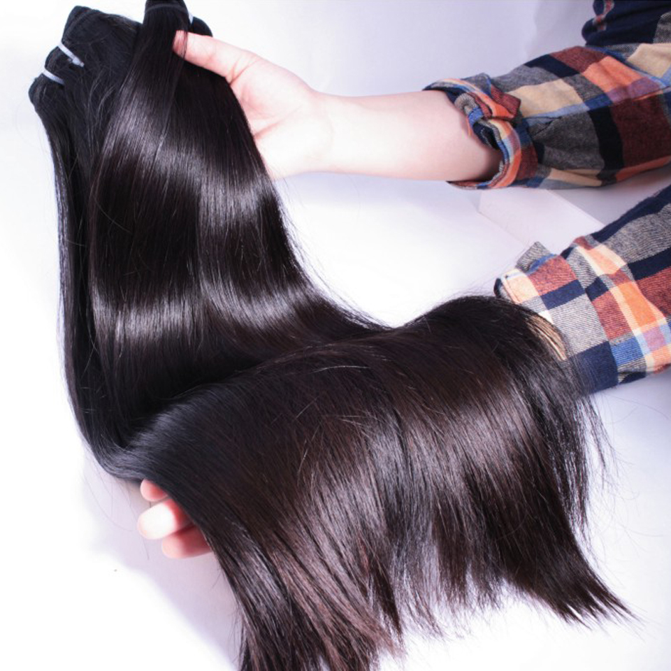 Stema Premium Raw Double Drawn Bone Straight Hair Bundles